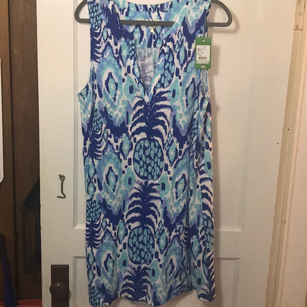 NWT XL Lilly Pulitzer Dev Dress in Tropi Call Me